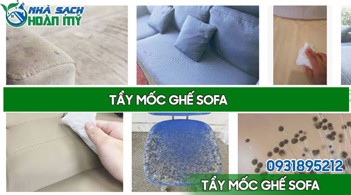 Cách tẩy mốc ghế sofa da, vải