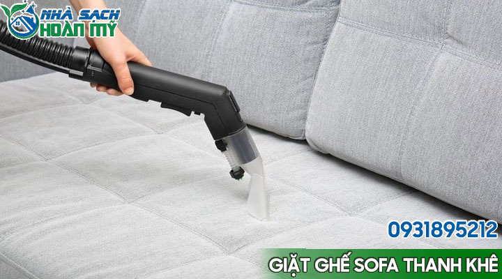 Dịch vụ giặt ghế sofa cao cấp tại nhà ở quận Thanh Khê, thành phố Đà Nẵng