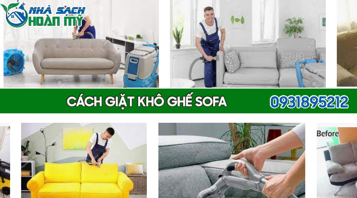 Cách giặt khô ghế sofa