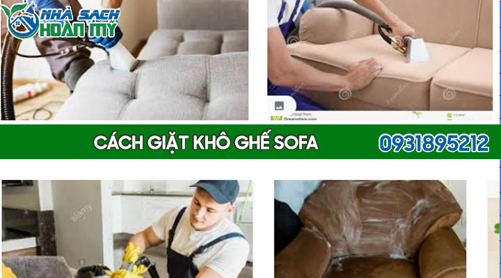 Cách giặt khô ghế sofa