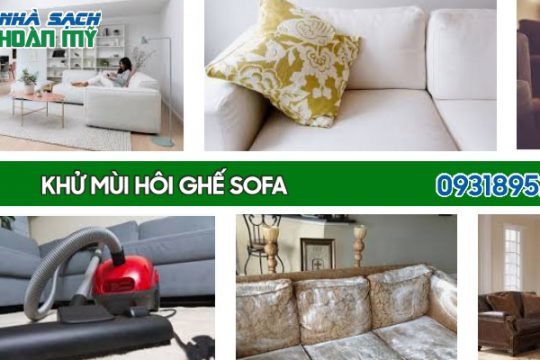Khử mùi hôi ghế sofa nỉ