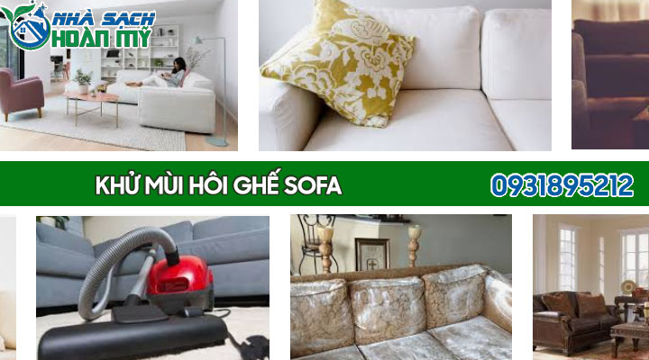 Khử mùi hôi ghế sofa nỉ