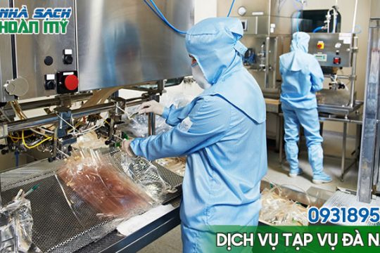 Tạp vụ vệ sinh nhà máy