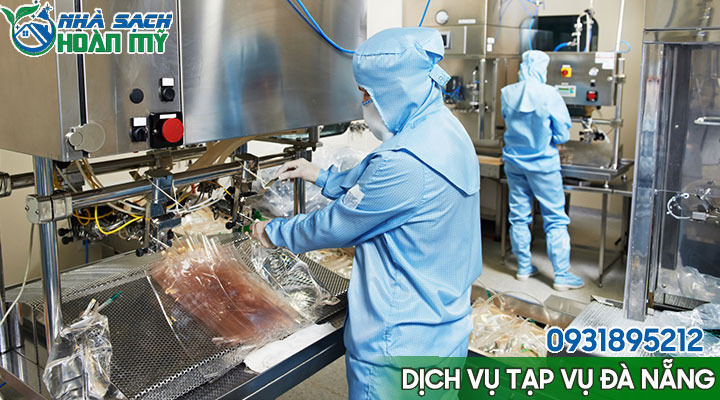 Tạp vụ vệ sinh nhà máy