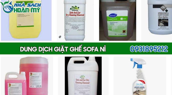 Dung dịch giặt ghế nỉ - Giặt sạch sâu mọi chất bẩn 5 Dung dịch giặt ghế sofa nỉ