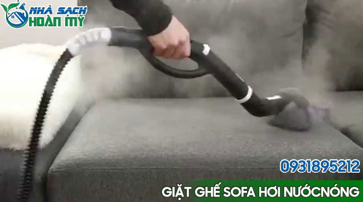 Giặt ghế sofa bằng máy hơi nước nóng